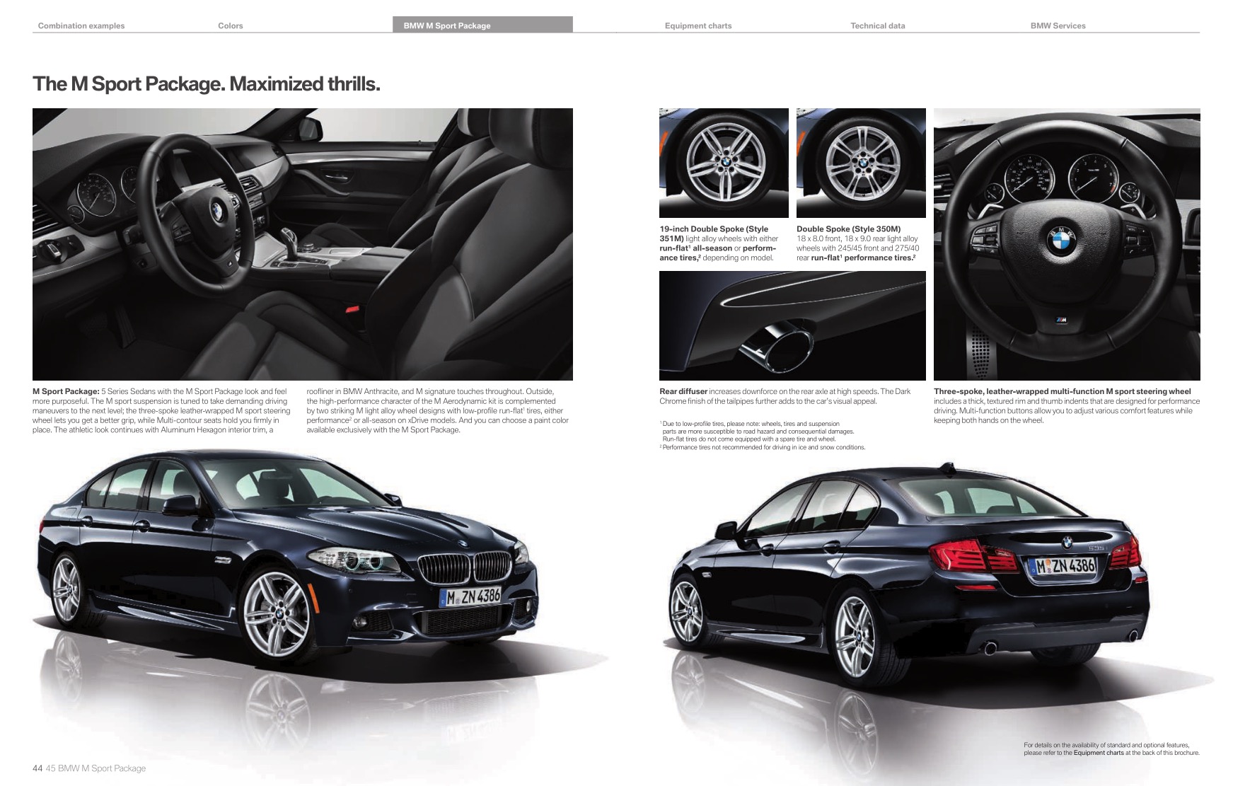 2011 BMW 5-Series Brochure Page 5